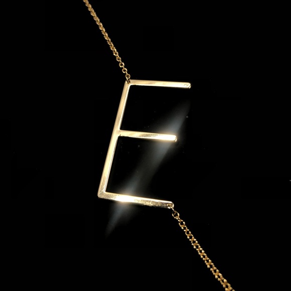 CAI Sideways Letter E Necklace - Picture 3 of 12